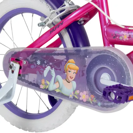 Bicicletta per Bambini 14" con Rotelle Principesse Disney Rosa a Sfera