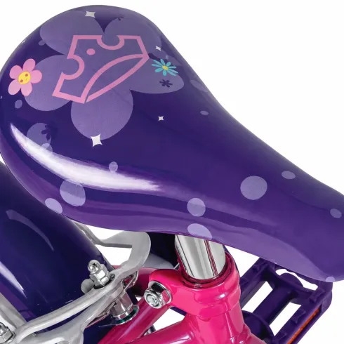 Bicicletta per Bambini 12" con Rotelle Principesse Disney Rosa a Sfera