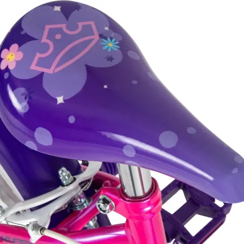 Bicicletta per Bambini 16" con Rotelle Principesse Disney Rosa a Sfera