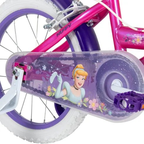 Bicicletta per Bambini 16" con Rotelle Principesse Disney Rosa a Sfera