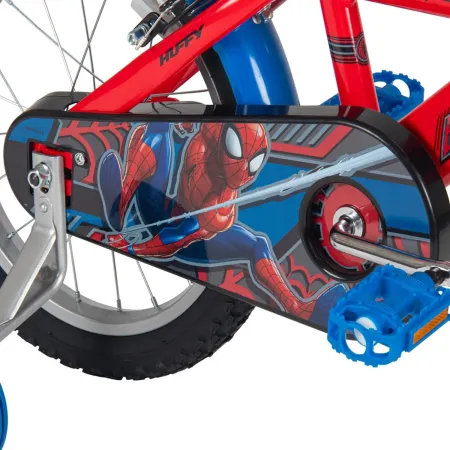 Bicicletta per Bambini con Rotelle 16" Spiderman Rosso Freni Caliper