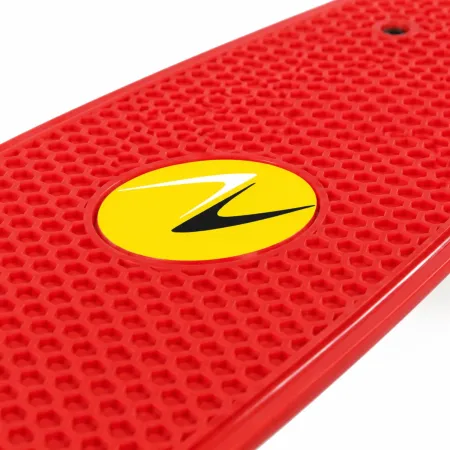 Skateboard 57x15 Rosso con Cuscinetti ABEC7 in Polipropilene