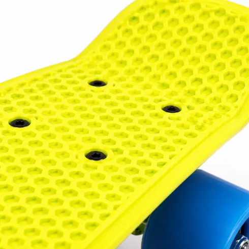 Skateboard 57x15 Giallo con Cuscinetti ABEC7 in Polipropilene