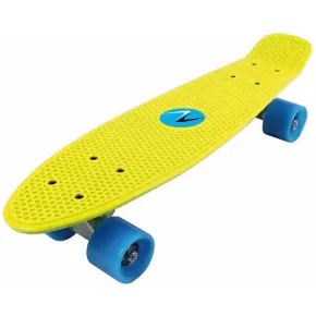 Skateboard 57x15 Giallo con Cuscinetti ABEC7 in Polipropilene