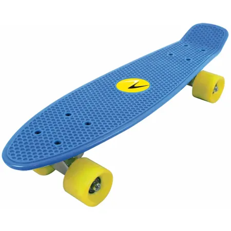 Skateboard 57x15 Azzurro con Cuscinetti ABEC7 in Polipropilene