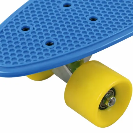 Skateboard 57x15 Azzurro con Cuscinetti ABEC7 in Polipropilene