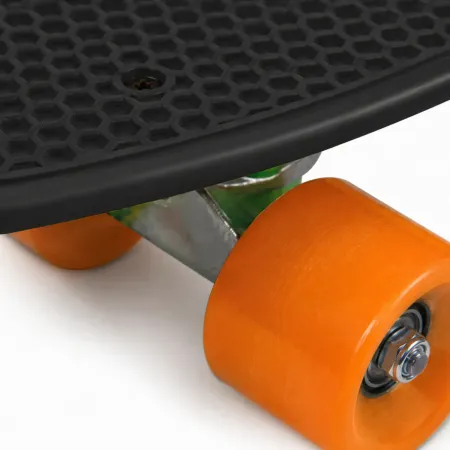 Skateboard 57x15 Nero con Cuscinetti ABEC7 in Polipropilene