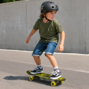 Skateboard 57x15 Verde Militare ABS Termoplastico con Cuscinetti ABEC7 2