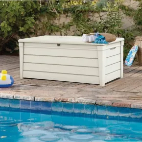 Baule Keter Cassapanca Bianco Multiuso Contenitore Giardino Plastica Terrazzo | BricoShop24 2