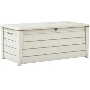 Baule Keter Cassapanca Bianco Multiuso Contenitore Giardino Plastica Terrazzo | BricoShop24