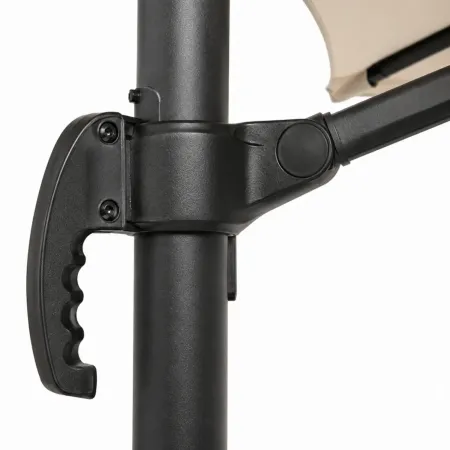 Ombrellone in Alluminio 3x2 Ecru con Palo Decentrato Braccio Laterale Retrattile | BrcioShop24