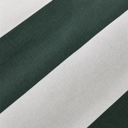 Ombrellone per Giardino 2x2 m Inclinabile Verde Bianco Sacca Tessuto