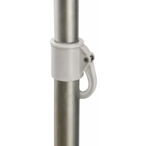 Ombrellone per Giardino 2x2 m Inclinabile Blu Bianco Sacca Tessuto