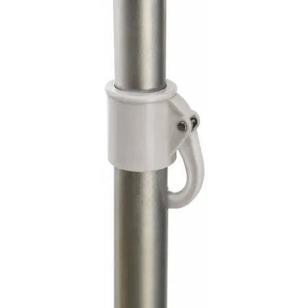 Ombrellone per Giardino 2x2 m Inclinabile Blu Bianco Sacca Tessuto