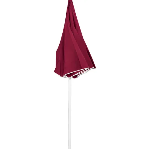 Ombrellone per Giardino Bordeaux 2,4x2,4 m Alluminio Inclinabile Sacca