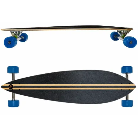 Longboard 96x24 Acero 8 Strati Skateboard Pintail Cuscinetti ABEC 7