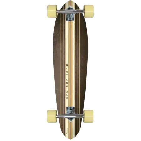 Longboard 95x24 Acero 8 Strati Skateboard Kicktail Cuscinetti ABEC 7