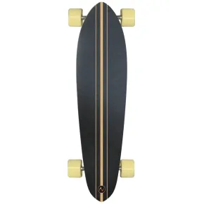 Longboard 95x24 Acero 8 Strati Skateboard Kicktail Cuscinetti ABEC 7
