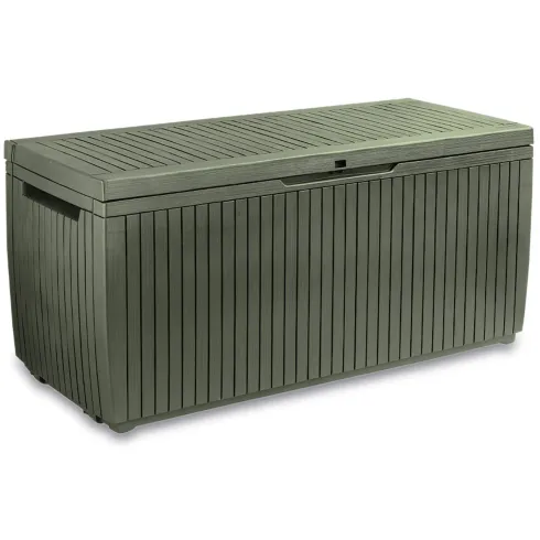 Baule Keter in Resina Effetto Legno Verde 123x53,5x57 250kg