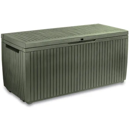 Baule Keter in Resina Effetto Legno Verde 123x53,5x57 250kg