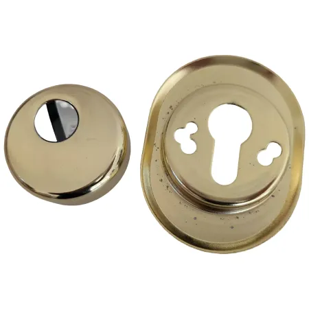 Kit Accessori Porta Blindata Ottone Lucido con Defender 55