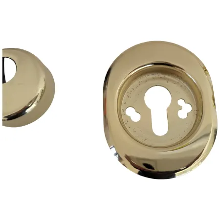 Kit Accessori Porta Blindata Ottone Lucido con Defender 55