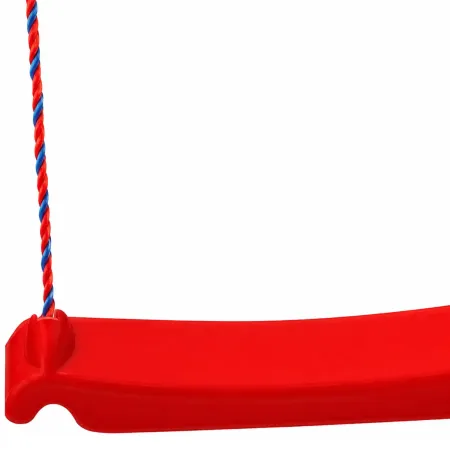 Altalena da Giardino per Bambini Singola in Acciaio Blu Rosso EN-71