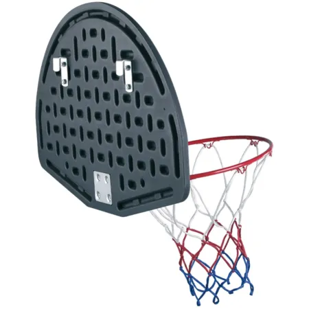 Tabellone Basket da Parete Canestro 30x30 cm Rete Impermeabile Esterno