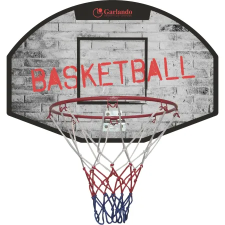 Tabellone Basket da Parete Canestro 30x30 cm Rete Impermeabile Esterno