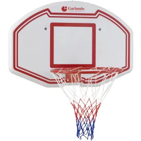 Tabellone Basket da Parete Canestro 45x45 cm Rete Impermeabile Esterno