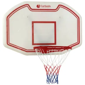 Tabellone Basket da Parete 110x70 Canestro 45x45 Rete Impermeabile