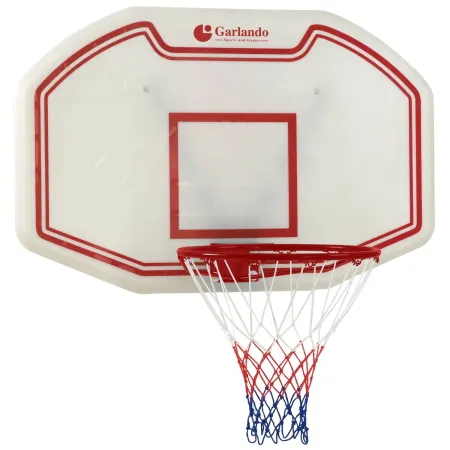 Tabellone Basket da Parete 110x70 Canestro 45x45 Rete Impermeabile