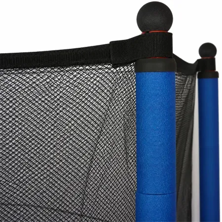 Trampolino Elastico 140 cm per Bambini Rete Sicurezza Interno Esterno