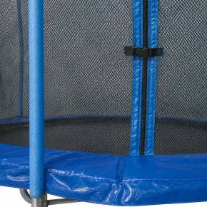 Trampolino Elastico 183 cm per Bambini Rete Sicurezza da Esterno 2