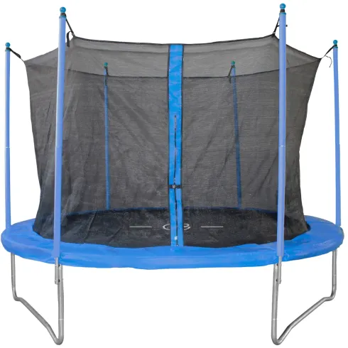 Trampolino Elastico 244 cm per Bambini Rete Sicurezza da Esterno