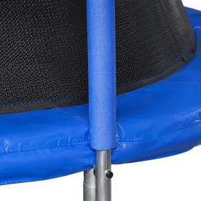 Trampolino Elastico 244 cm per Bambini Rete Sicurezza da Esterno 2
