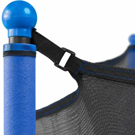 Trampolino Elastico 244 cm per Bambini Rete Sicurezza da Esterno