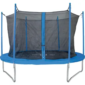 Trampolino Elastico 305 cm per Bambini Rete Sicurezza da Esterno