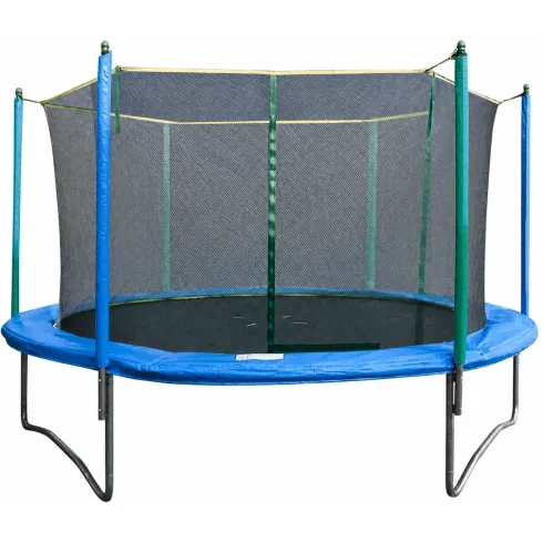 Trampolino Elastico 366 cm per Bambini Adulti Rete Sicurezza Esterno