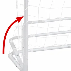 Porta da Calcio Pieghevole 90x60x50 cm Set 2 Porte da Esterno 2