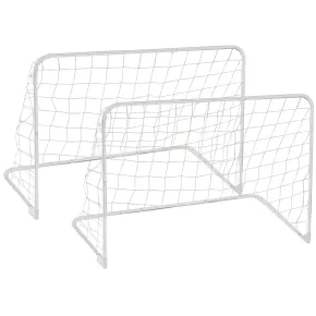 Porta da Calcio Pieghevole 90x60x50 cm Set 2 Porte da Esterno