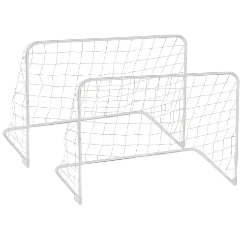 Porta da Calcio Pieghevole 90x60x50 cm Set 2 Porte da Esterno