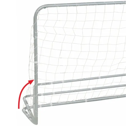 Porta da Calcio Pieghevole 180x120x60cm Resistente Raggi UV da Esterno