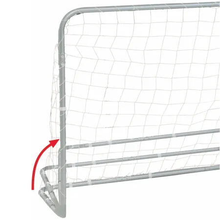 Porta da Calcio Pieghevole 180x120x60cm Resistente Raggi UV da Esterno
