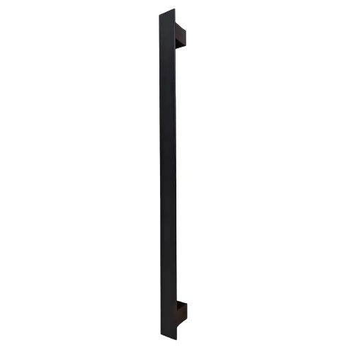 Maniglione Piatto Porta Blindata Nero 50cm Moderno