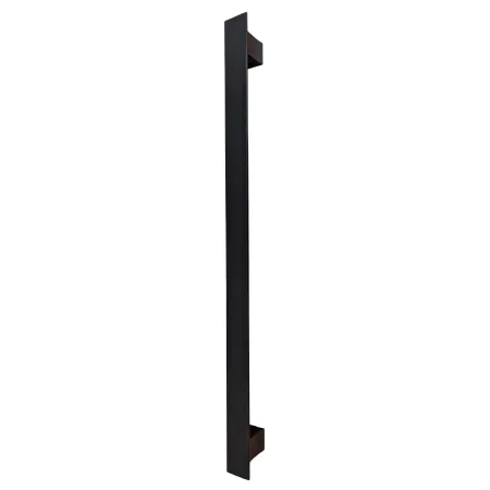 Maniglione Piatto Porta Blindata Nero 50cm Moderno