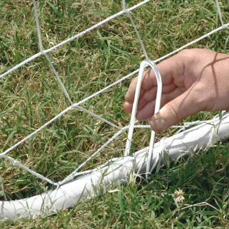 Porta da Calcio Regolamentare 3x2 m Bianco da Esterno Calcetto Tornei