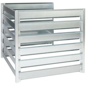 Modulo Estensione Compostiera da Giardino 704L in Acciaio 91x91x85cm