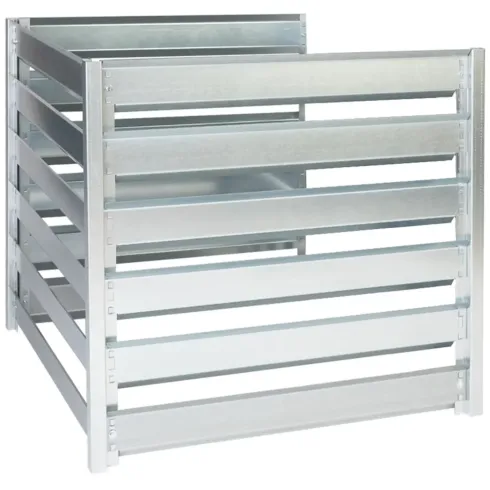 Modulo Estensione Compostiera da Giardino 704L in Acciaio 91x91x85cm
