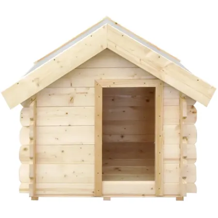 Cuccia per Cani in Legno 19 mm Piccola Taglia 99x76x80 cm Tetto OSB-3